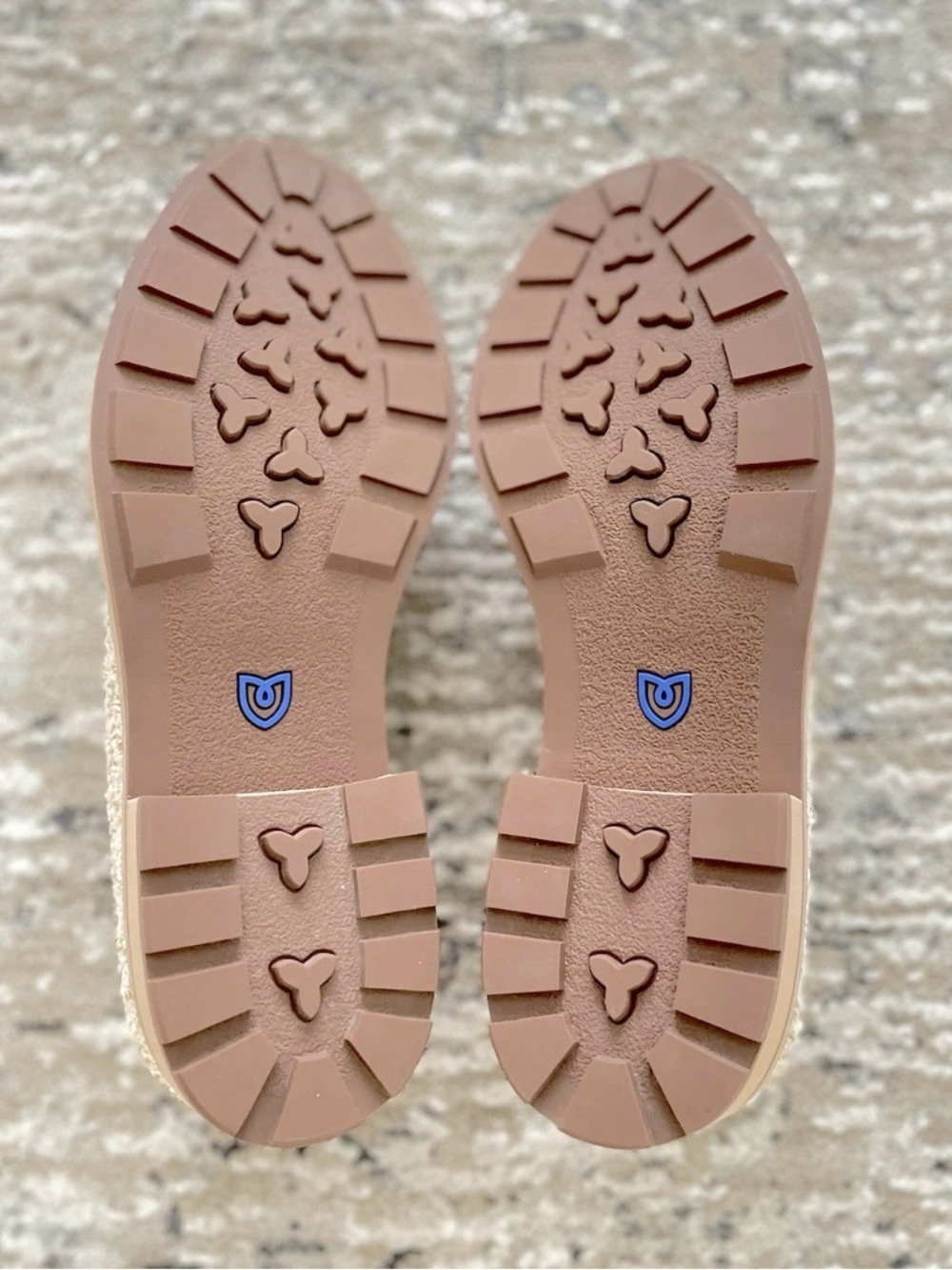 Rothy’s‎ The Lug Loafer Boucle Cream Beige Size 9.5 Preppy - Picture 4 of 8
